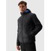 Kurtka puchowa dwustronna męska TDJAM486 4F - głęboka czerń