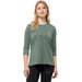 Koszulka damska Crosstrail 3/4 Jack Wolfskin - hedge green