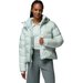 Kurtka puchowa z szelkami damska Amaze Puff Hooded Jacket Columbia - Tea Light Pearl Shine