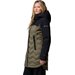 Płaszcz puchowy damski Mountain Croo III Mid Down Columbia - Stone Green, Black