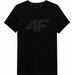 Koszulka męska 4FWSS24TTSHM1155 4F - głęboka czerń