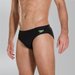 Slipy pływackie męskie Placement 7cm Brief Speedo - czarno-limonkowe