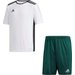 Komplet piłkarski junior Entrada 18 + Parma 16 Adidas - biało-zielony