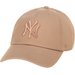 Czapka z daszkiem New York Yankees Clean Up No Loop 47 Brand - beżowy/brązowy Czapka z daszkiem New York Yankees Clean Up No Loop 47 Brand - beżowy/brązowy