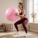 Piłka gimnastyczna 65cm + pompka Queenfit