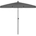 Parasol ogrodowy prostokątny Recto 125x200cm Luverno - szary