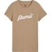 Koszulka damska Ess+ Script Tee Puma - Oak Branch