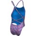 Strój kąpielowy dziewczęcy Lace Up Back One Piece Nike Swim - fioletowy