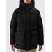 Kurtka puchowa damska TDJAF474 4F - głęboka czerń
