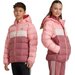 Kurtka puchowa juniorska Synthetic Down Adidas - pudrowy róż