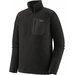 Bluza polarowa męska R1 Air Zip-Neck Patagonia - black