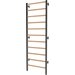 Drabinka gimnastyczna metal-drewno 245x80 cm EH-DG09 Endorfit - czarna