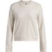 Bluza damska Rival Terry Crew Under Armour - Oatmeal Light Heather/White