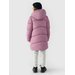 Płaszcz puchowy dziewczęcy TDJAF455 4F - różowy