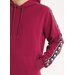 Bluza męska Tape Nugget Hooded Sweatshirt Pitbull West Coast - burgundy
