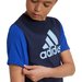 Koszulka juniorska Essentials Big Logo Adidas - granatowo-niebieska
