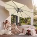 Parasol ogrodowy duży Circo 300cm Luverno - beżowy