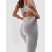 Legginsy damskie TFTIF283 4F - chłodny jasny szary
