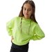 Bluza dziewczęca 4FJWSS24TSWSF0945 4F - żółty neon