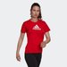 Koszulka damska Primeblue Designed 2 Move Logo Sport Adidas - czerwony