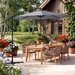 Parasol ogrodowy Modern 300cm Luverno WYPRZEDAŻ