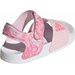 Sandały Adilette Jr Adidas - różowe