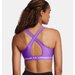 Biustonosz sportowy damski Crossback Mid Bra Under Armour - Lavish/White