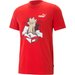 Koszulka męska Graphics Sneaker Tee Puma - czerwona