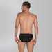 Slipy pływackie męskie Placement 7cm Brief Speedo - czarno-limonkowe