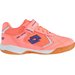 Buty halowe Soccera K Jr Lotto - coral/purple