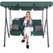 Huśtawka ogrodowa 3-osobowa z daszkiem i poduszkami Luna Springos