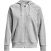 Bluza damska Rival Fleece FZ Hoodie Under Armour - Mod Gray Light Heather/White