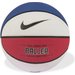 Piłka do koszykówki na twarde nawierzchnie Nike Baller - biało-czerwona