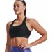 Biustonosz sportowy damski Crossback Mid Bra Under Armour - black