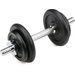 Zestaw z hantlą i obciążeniami 10kg w walizce EB Fit