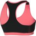 Biustonosz sportowy damski Alpha Bra Mizuno - coral