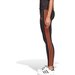 Legginsy damskie 3-Stripes Adidas Originals - czarno-pomarańczowe