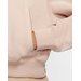 Bluza damska z kapturem Air Fleece Nike - beżowa