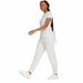 Spodnie dresowe damskie Ess+ Embroidery High-Waist Puma - białe