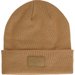 Czapka beanie U0857 4F - jasny brąz
