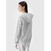 Bluza damska TSWSF1763 4F - chłodny jasny szary melanż