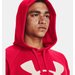 Bluza męska Rival Fleece Big Logo Hoodie Under Armour - Red / Onyx White