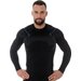 Longsleeve termoaktywny męski Thermo Brubeck - czarny/niebieski