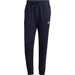 Spodnie dresowe męskie Essentials Fleece Regular Tapered Adidas - granatowe