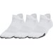Skarpety Breathe No Show Tab 3 pary Under Armour - White/Halo Gray
