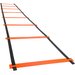 Drabinka treningowa, piłkarska 4m Gymtek - pomarańczowa 4m