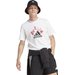 Koszulka męska Graphic Tee Adidas - biała/czerwona