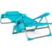Krzesło plażowe z funkcją leżaka Sun Flex 2w1 Outtec - turkusowe