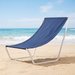 Leżak plażowy, ogrodowy Relaxo Outtec - granatowy