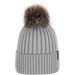 Czapka Hana Pompon Lifestyle Viking - it grey